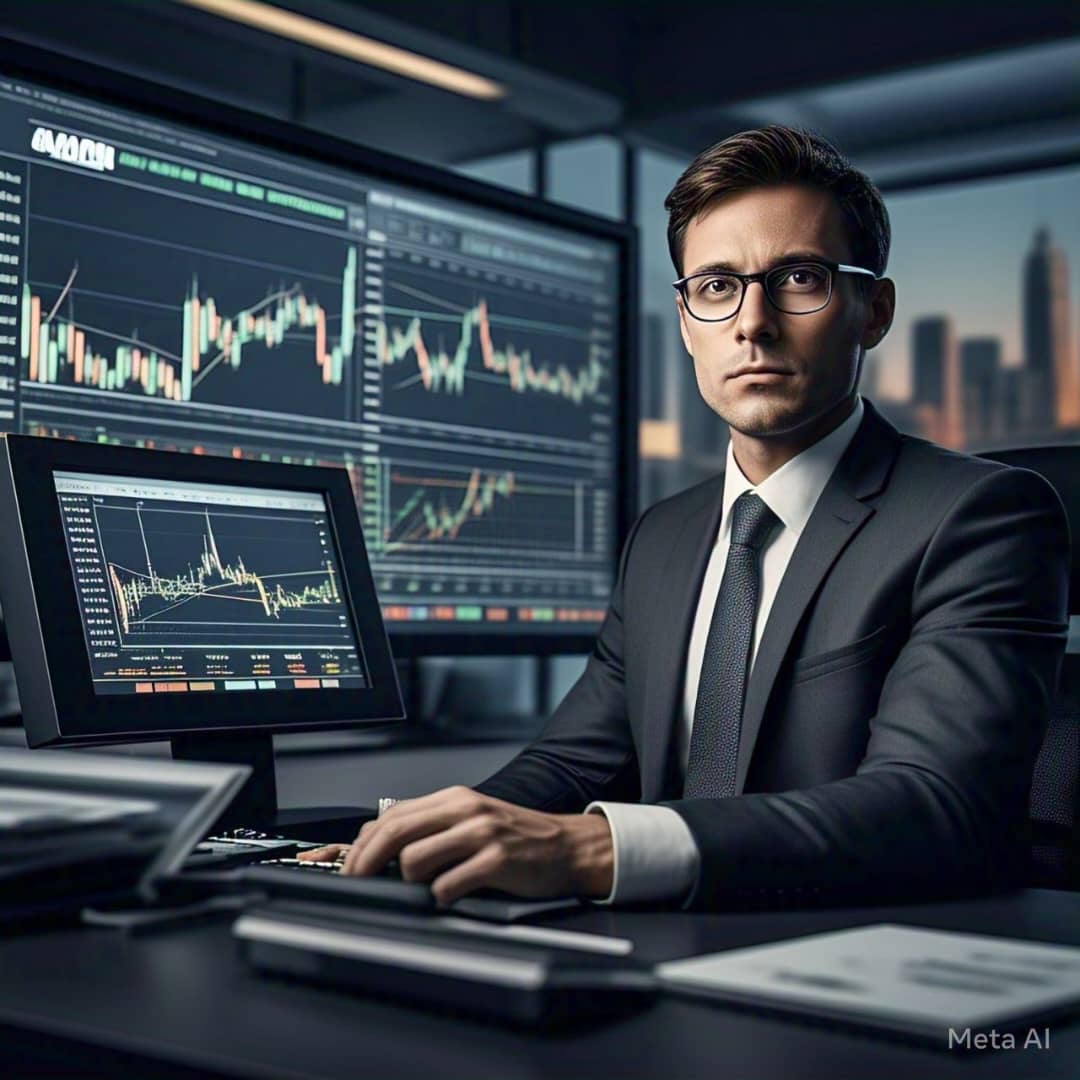 Trader analysant plusieurs écrans de marché